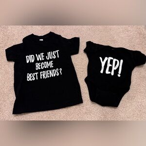 New Sibling Match - Size 2 & Newborn